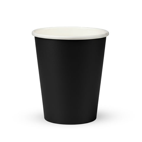 Vaso negro compostable