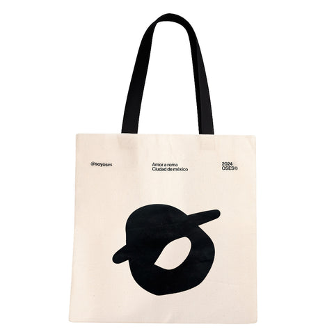 Totebag Loneta Asas Negras